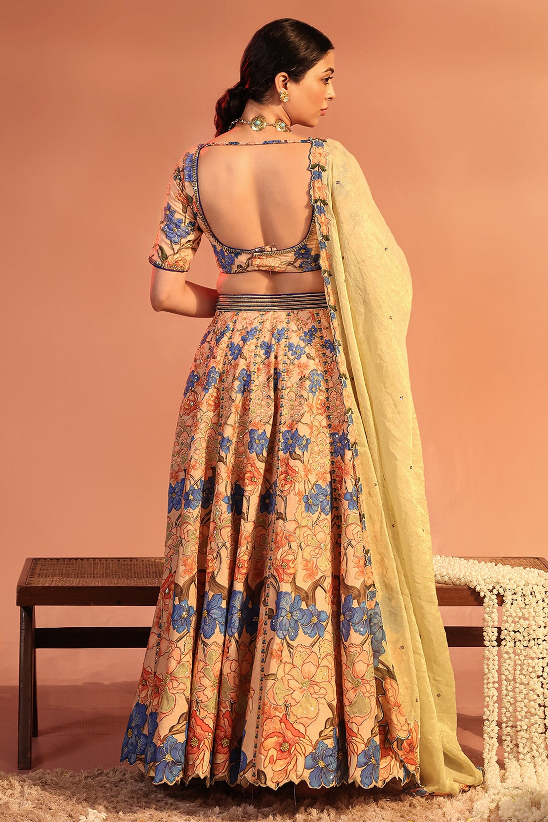 SADIRA EMBROIDERED LEHENGA SET