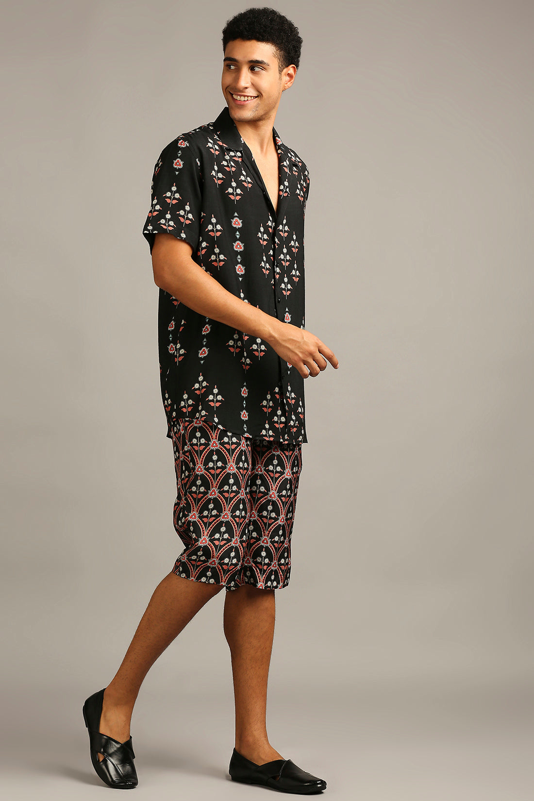 ETHNIC FOLKLORE PRINTED CO-ORD SET