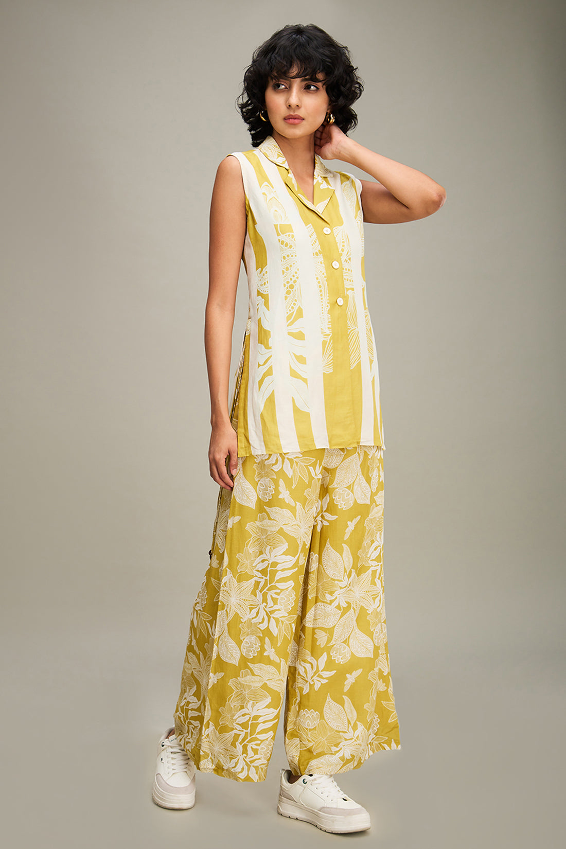 AHYANA PRINTED CO ORD SET