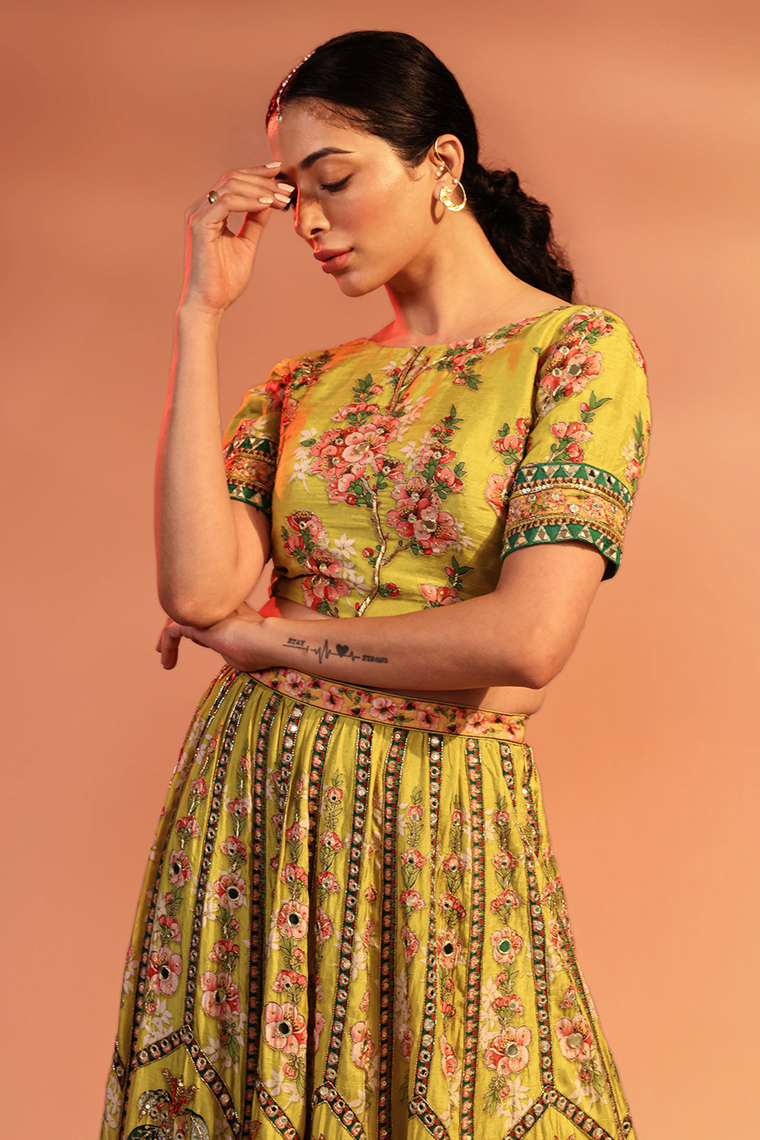 TAMAYA EMBROIDERED LEHENGA SET