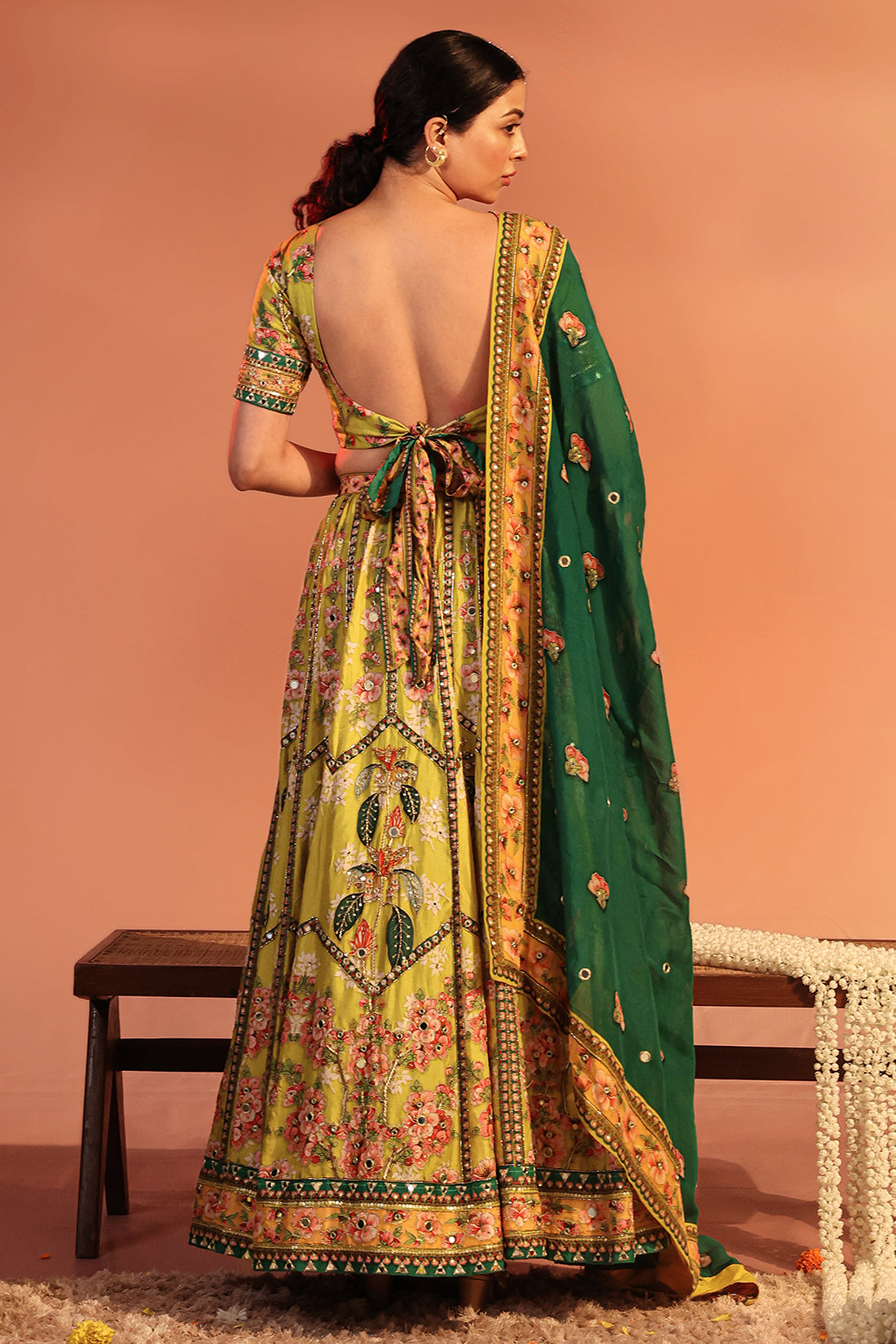 TAMAYA EMBROIDERED LEHENGA SET