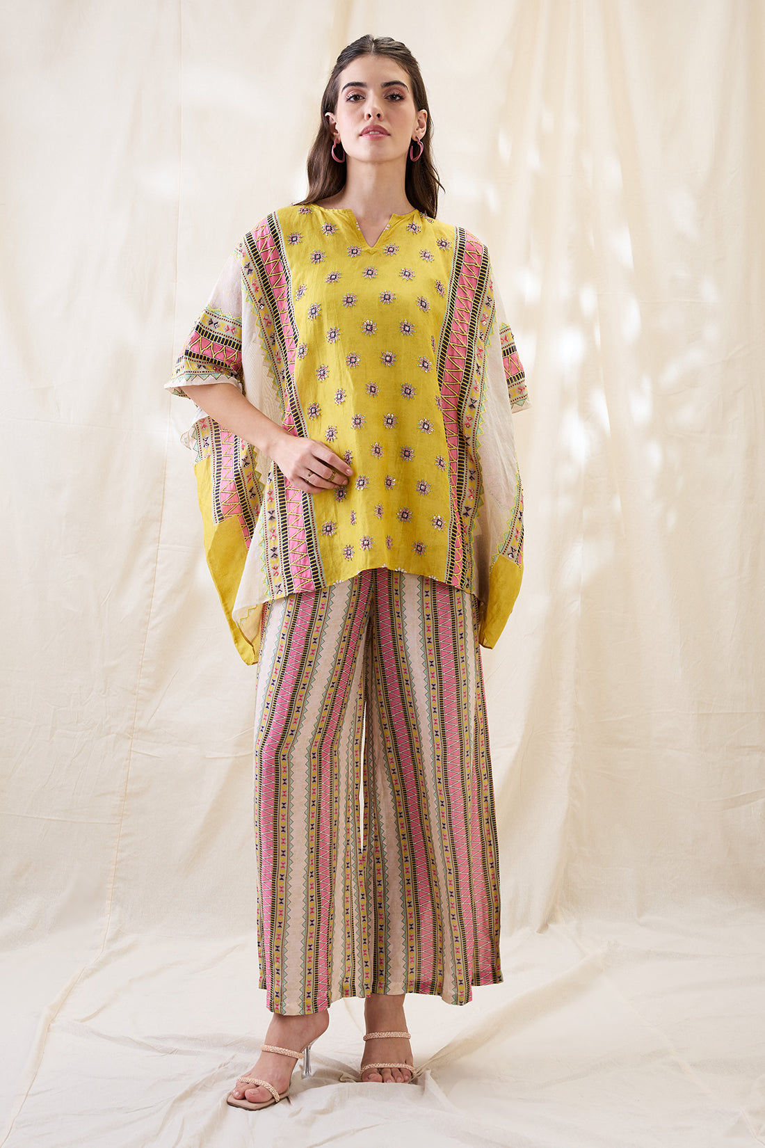 NOOMA PRINTED KIMONO CO-ORD SET