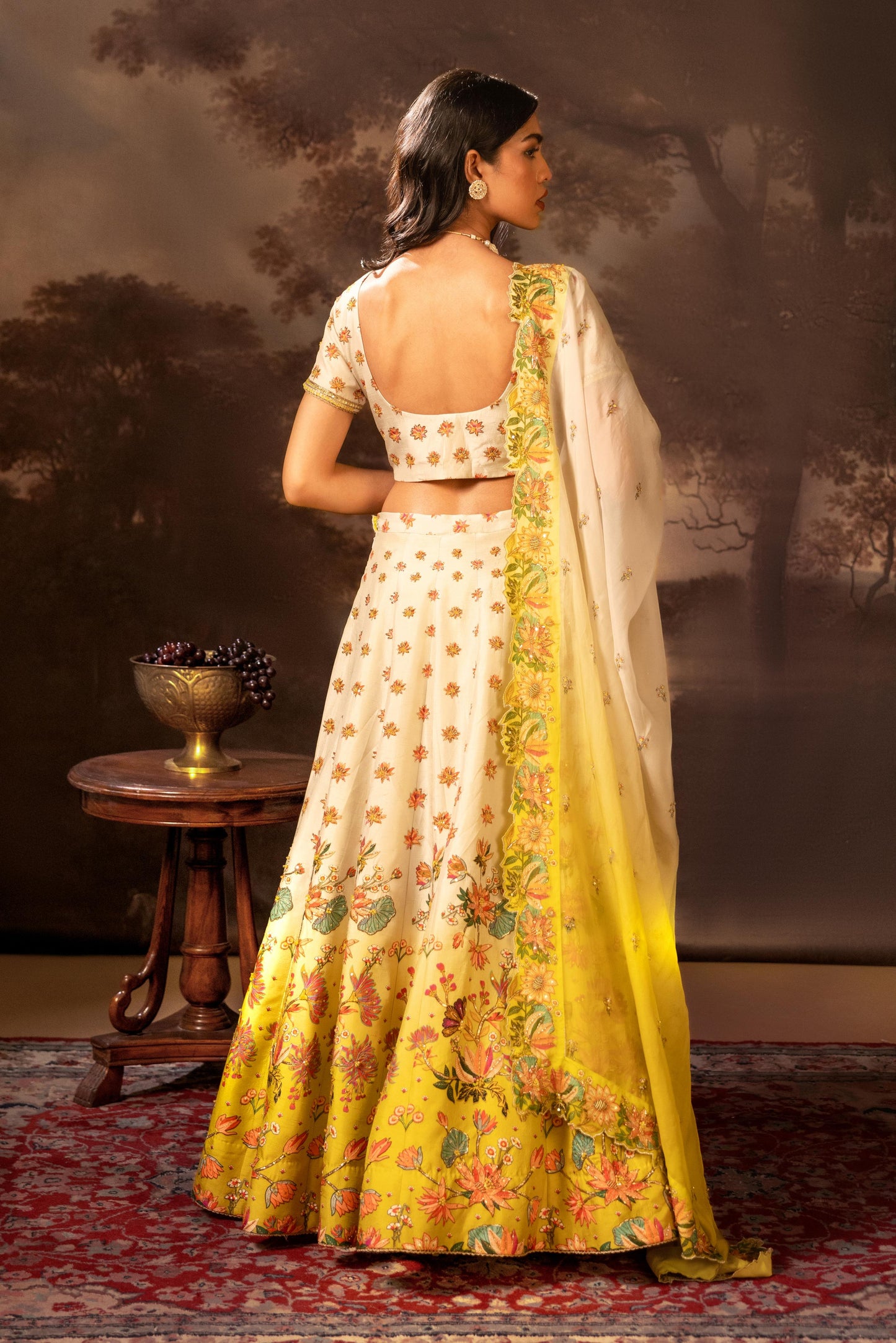 TAMAYA EMBROIDERED LEHNGA SET
