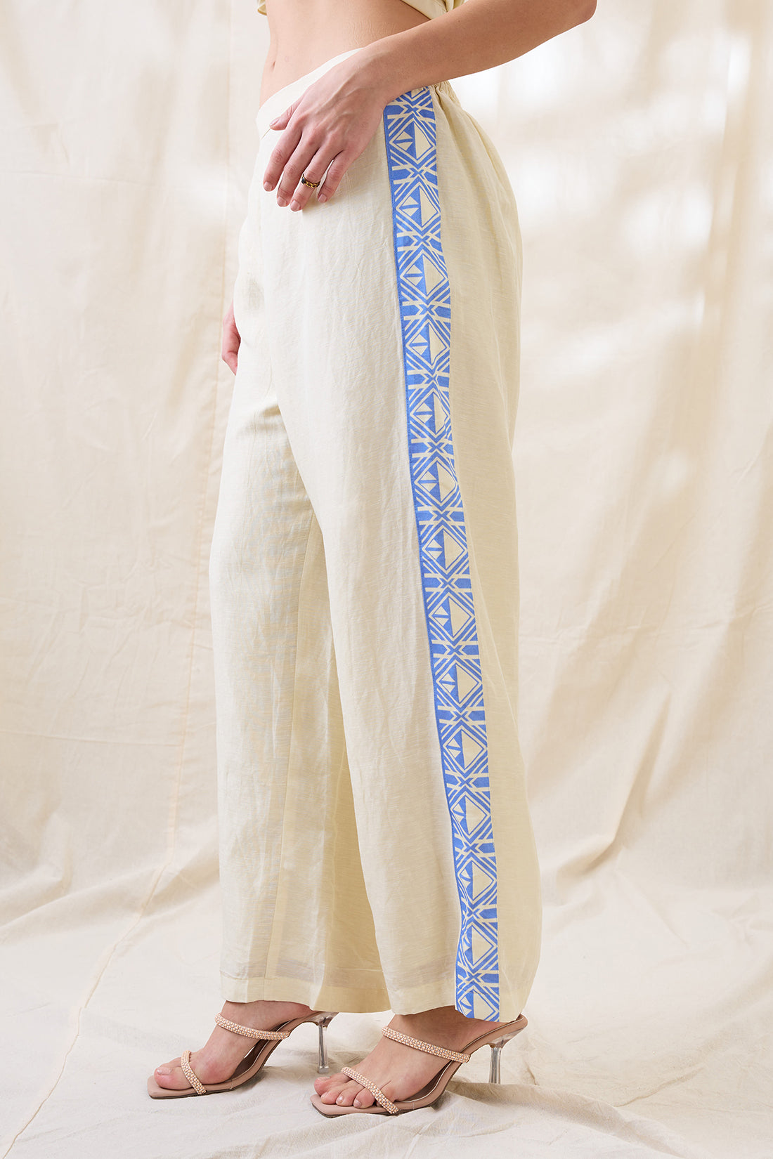 KITCHRA APPLIQUED KIMONO CO-ORD SET