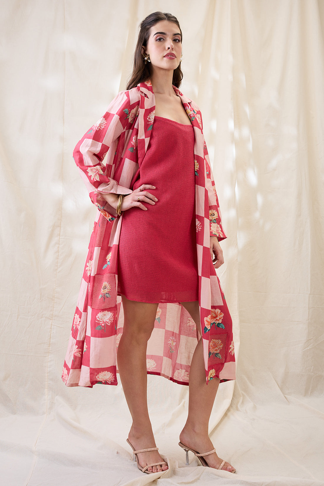 RAVYA DRESS WITH EMBELLISHED JACKET
