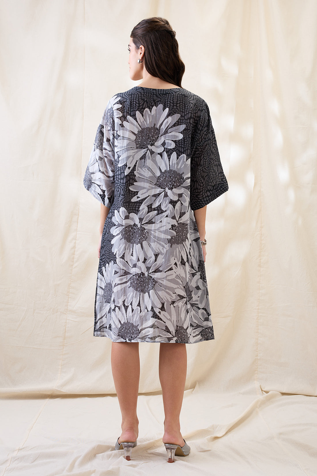 RAVYA EMBELLISHED BOXY DRESS