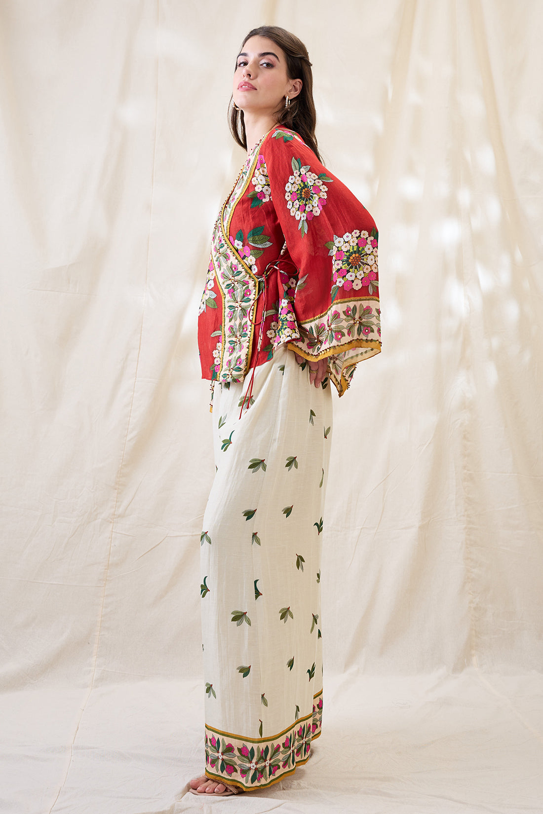 GULZAAR EMBELLISHED ANGARKHA SET