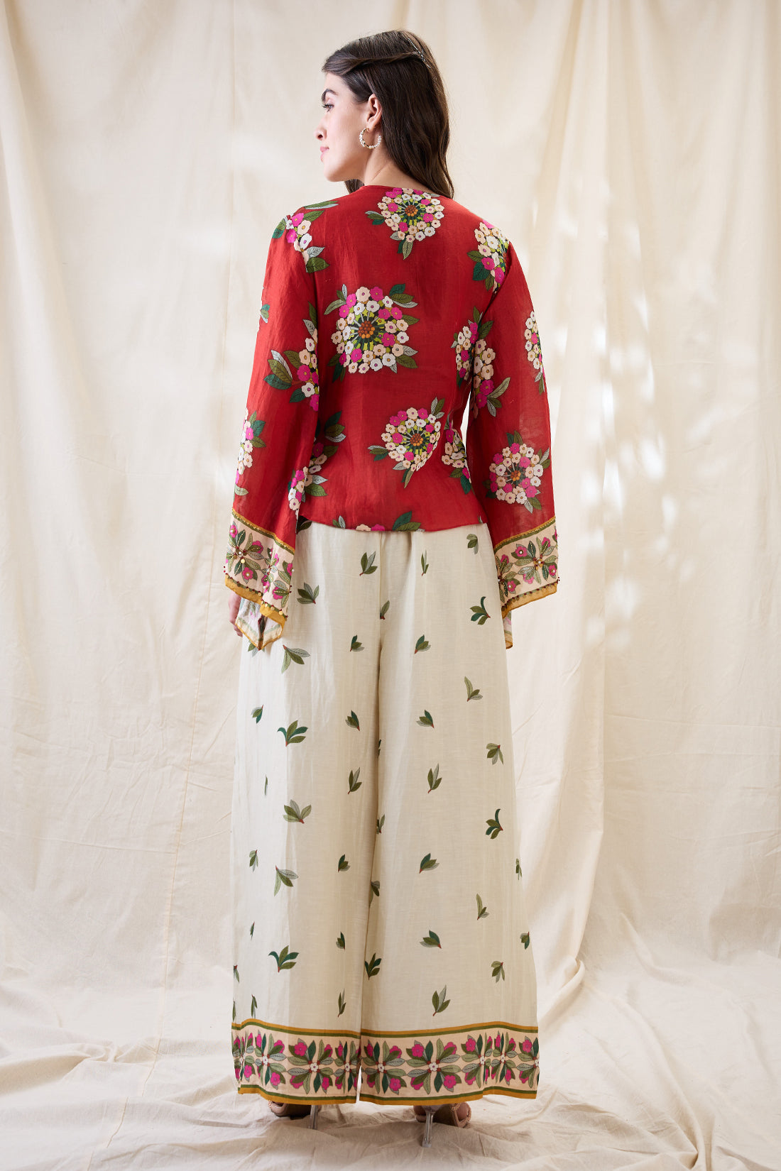 GULZAAR EMBELLISHED ANGARKHA SET