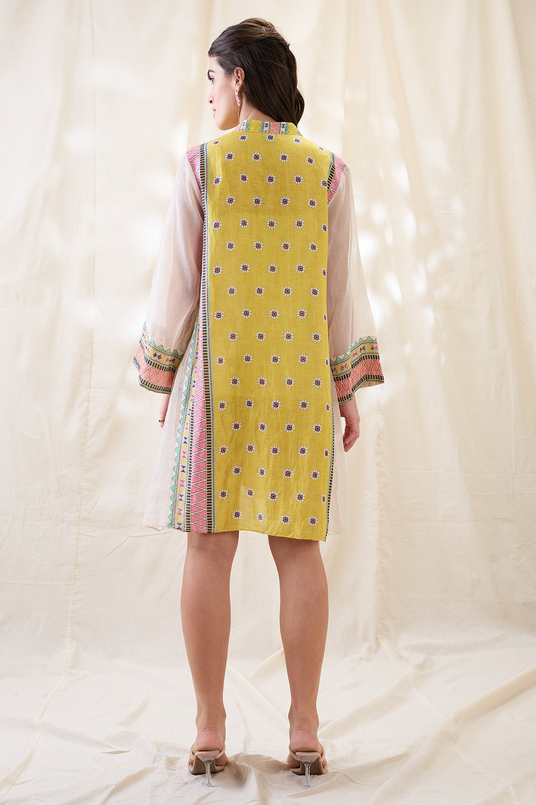 NOOMA EMBELLISHED A-LINE DRESS