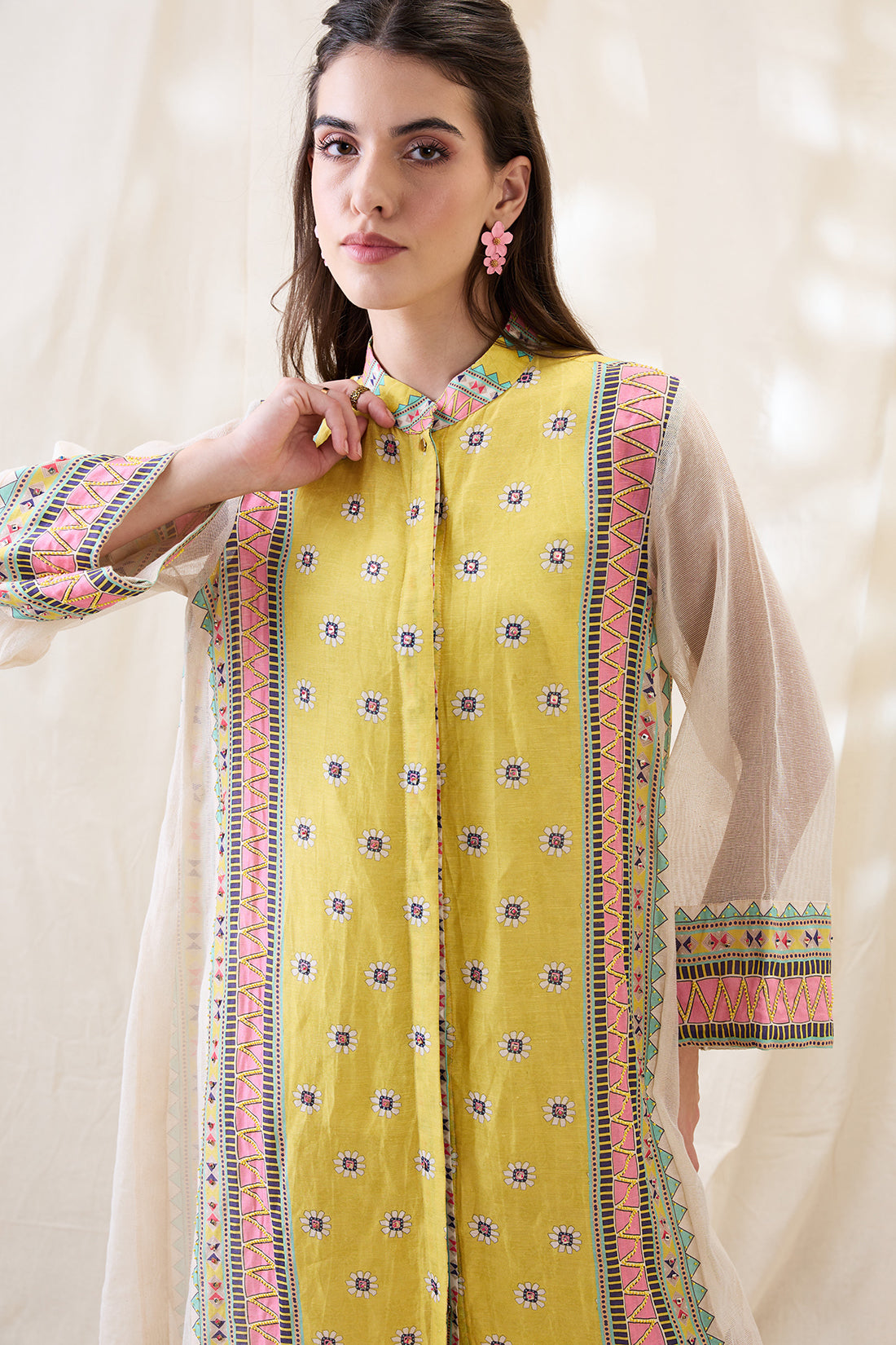 NOOMA EMBELLISHED A-LINE DRESS