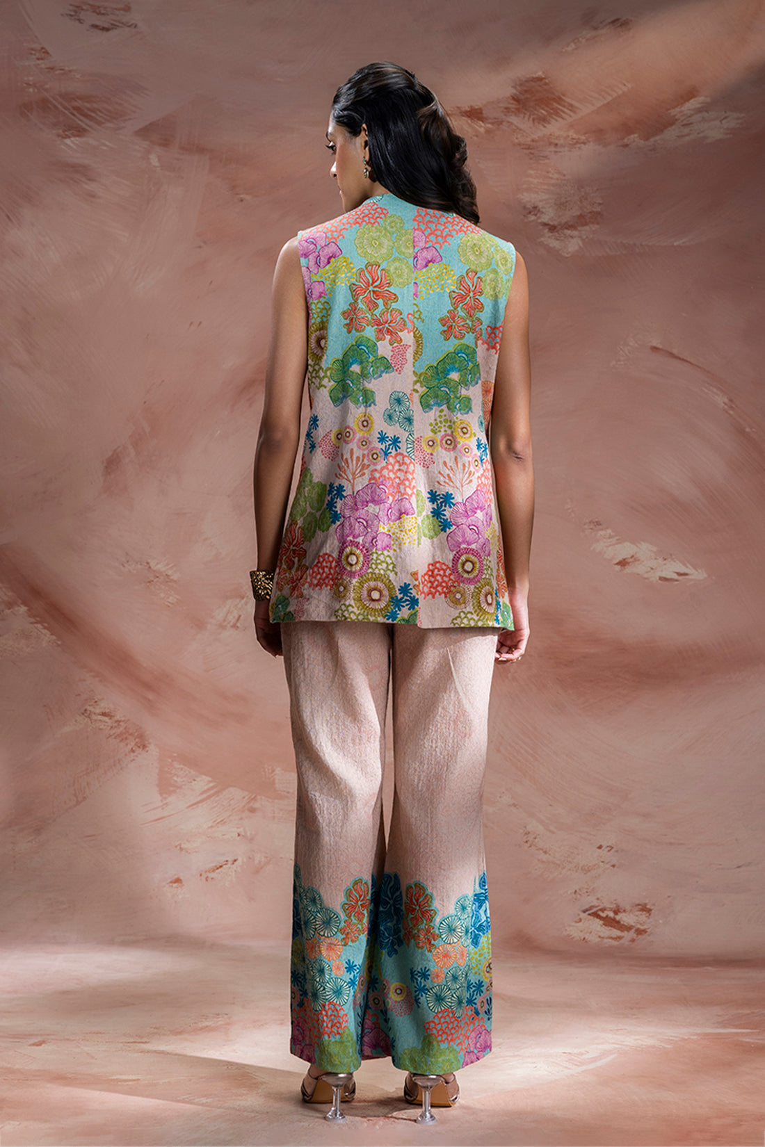 KAIA EMBROIDERED TOP AND PANTS