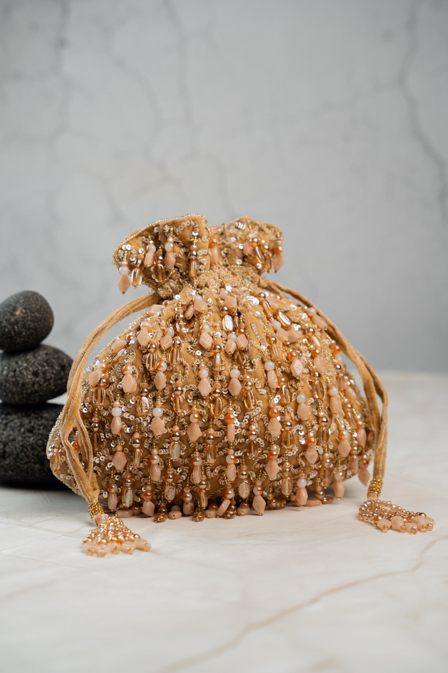 SERENITY SATCHEL GOLDEN AURA