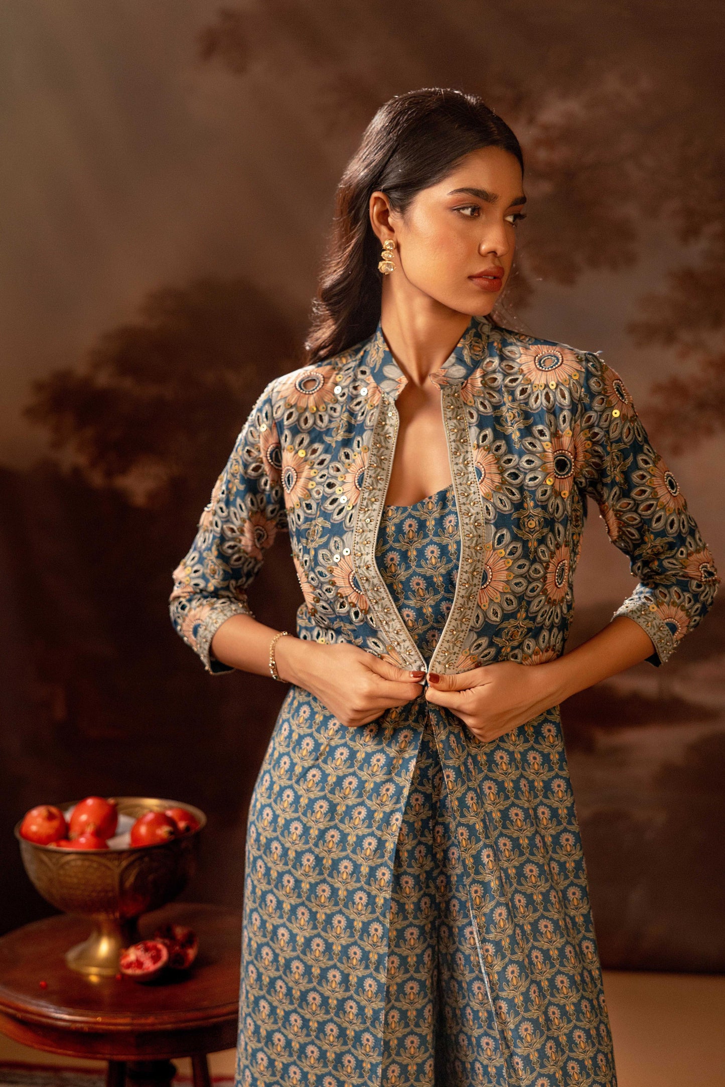 ERAYA EMBELLISHED JUMPSUIT SET