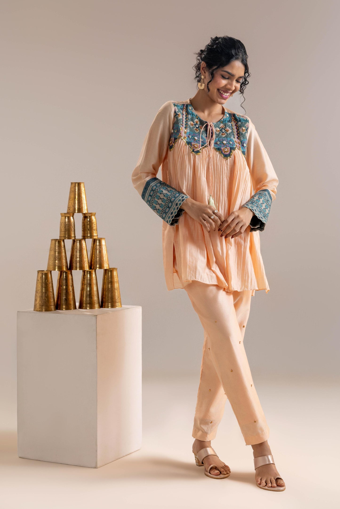 ORANI APPLIQUED CO-ORD SET
