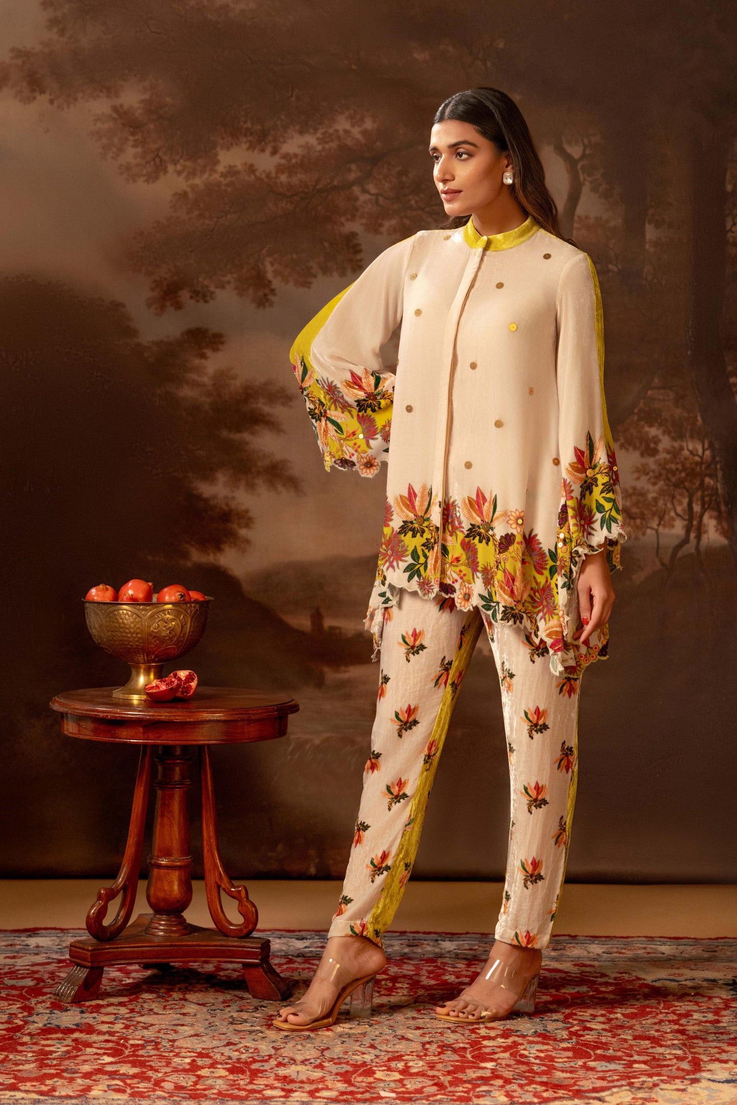 AARANI EMBROIDERED CO-ORD SET