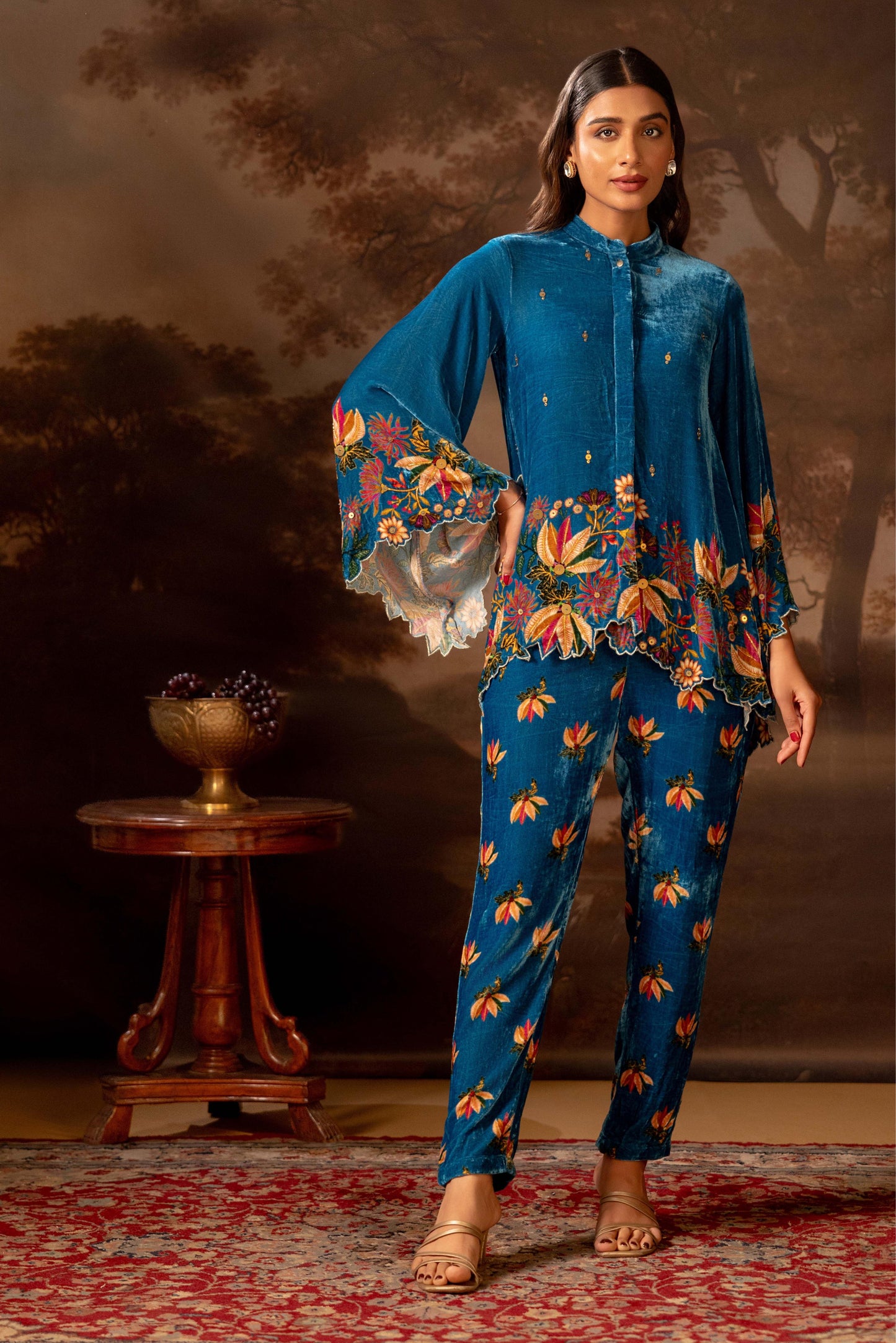 AARANI EMBROIDERED CO-ORD SET