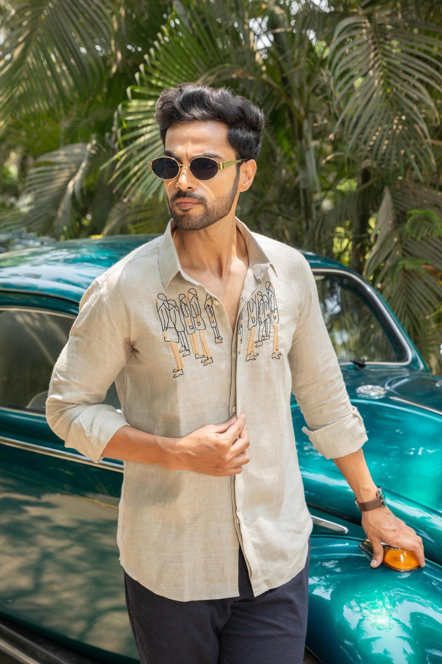 SANDY DUNE LINEN SHIRT