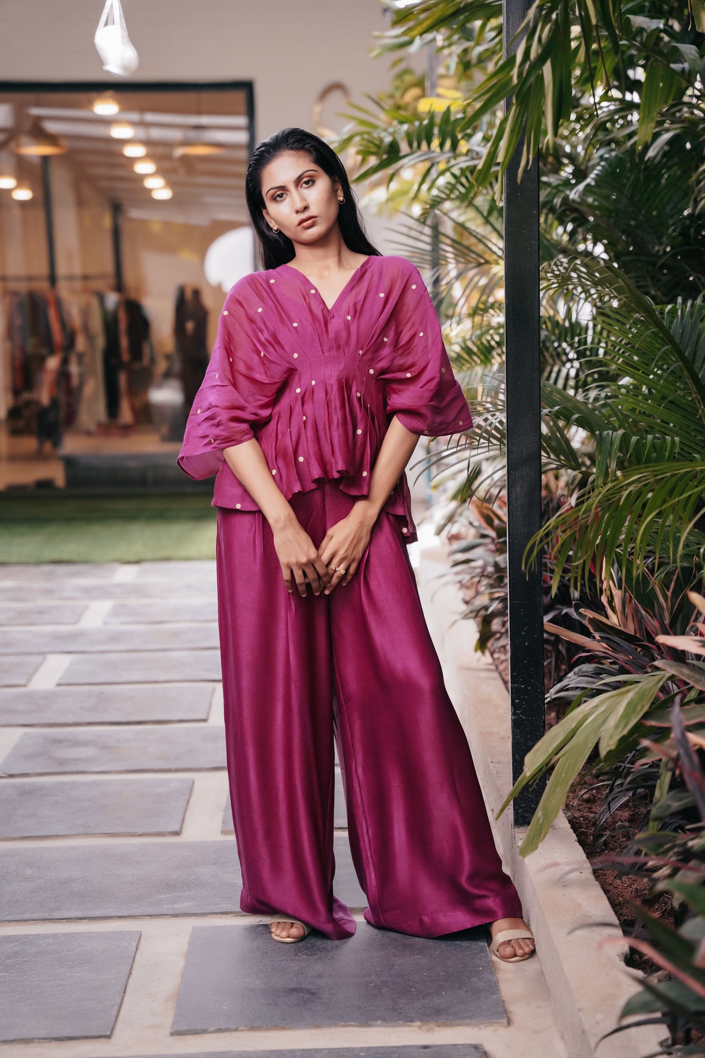 HEER PEPLUM CO-ORD SET
