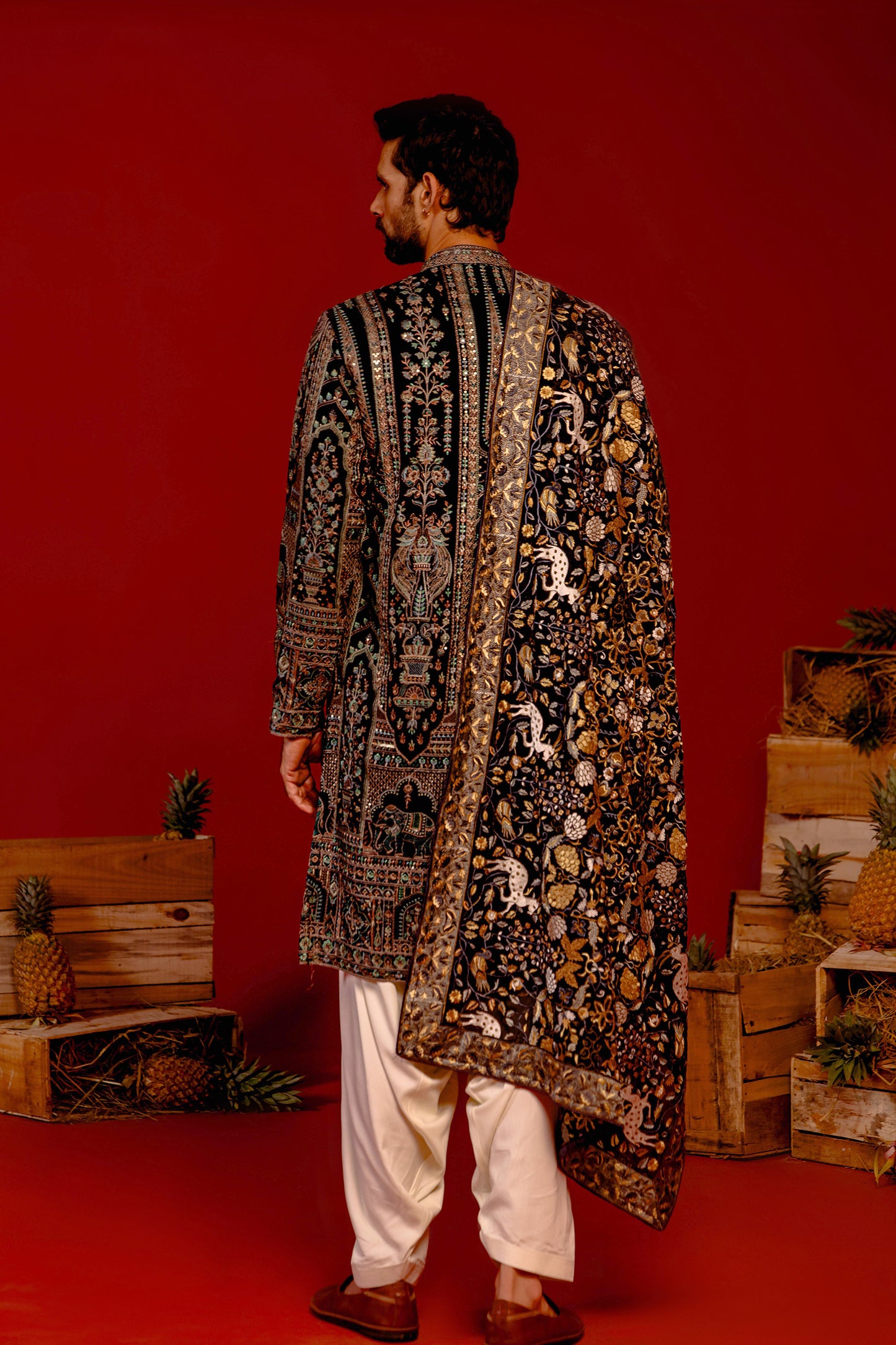 RUDRA BLACK KURTA SET