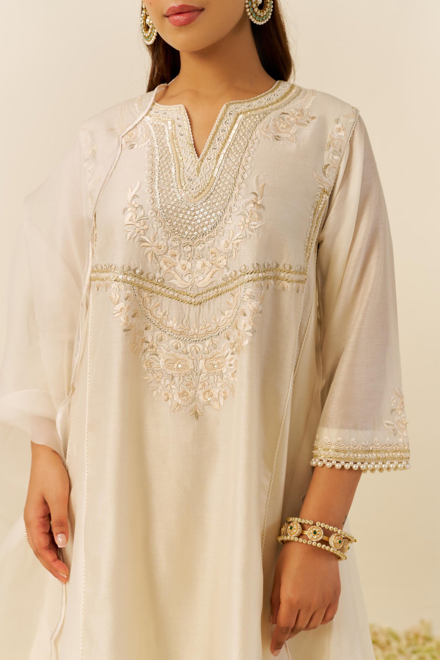 AIZA - SHORT CHAUGA WITH SALWAR