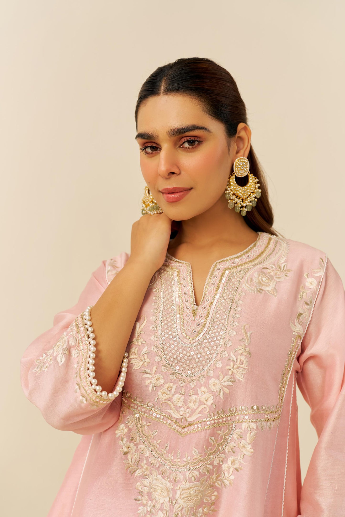 AIZA - SHORT CHAUGA WITH SALWAR AND DUPATTA