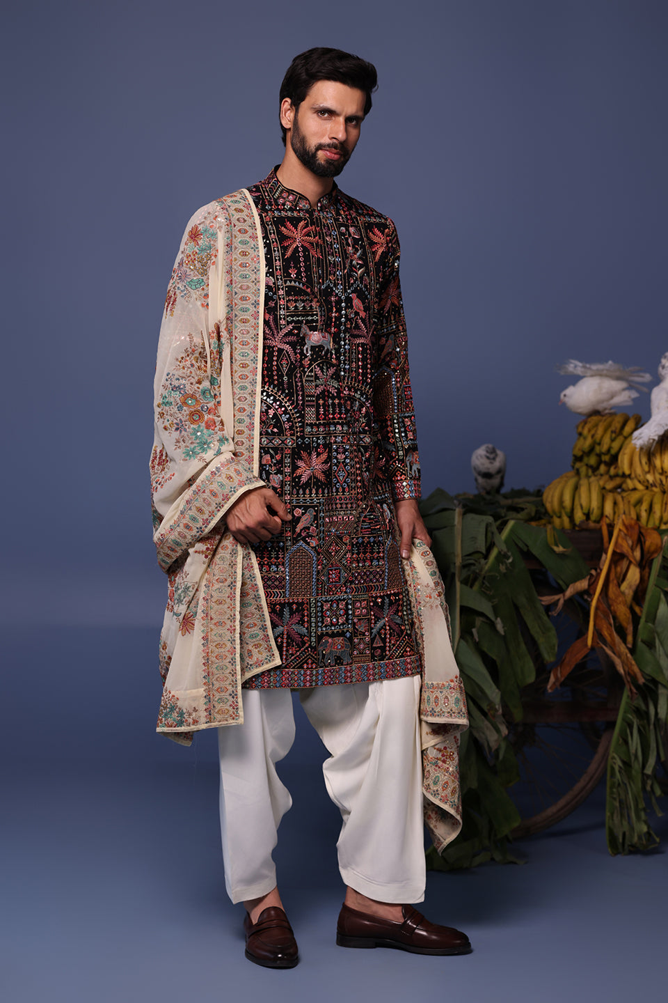 GULZAR BLACK KURTA SET