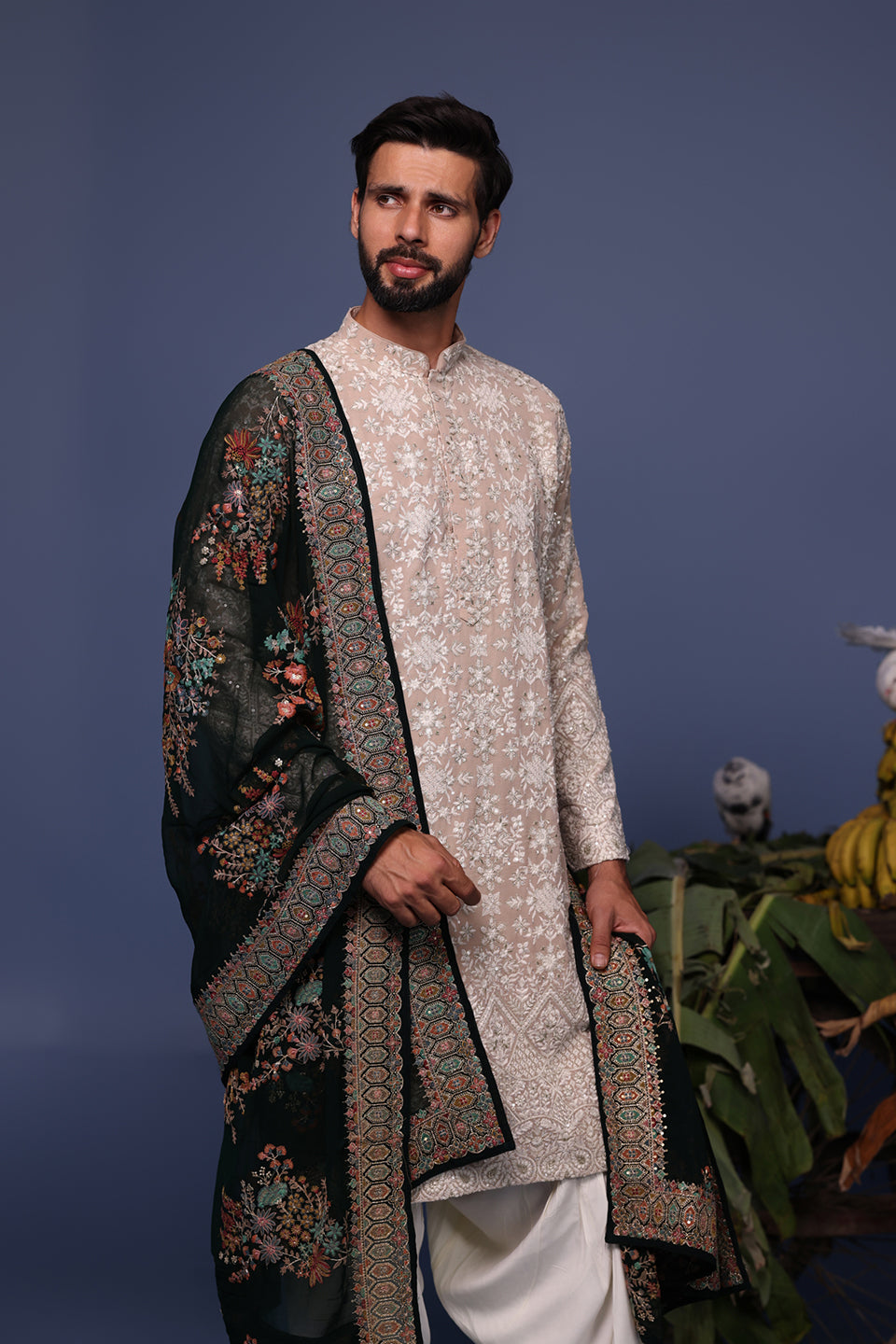 FAIZ BEIGE KURTA SET