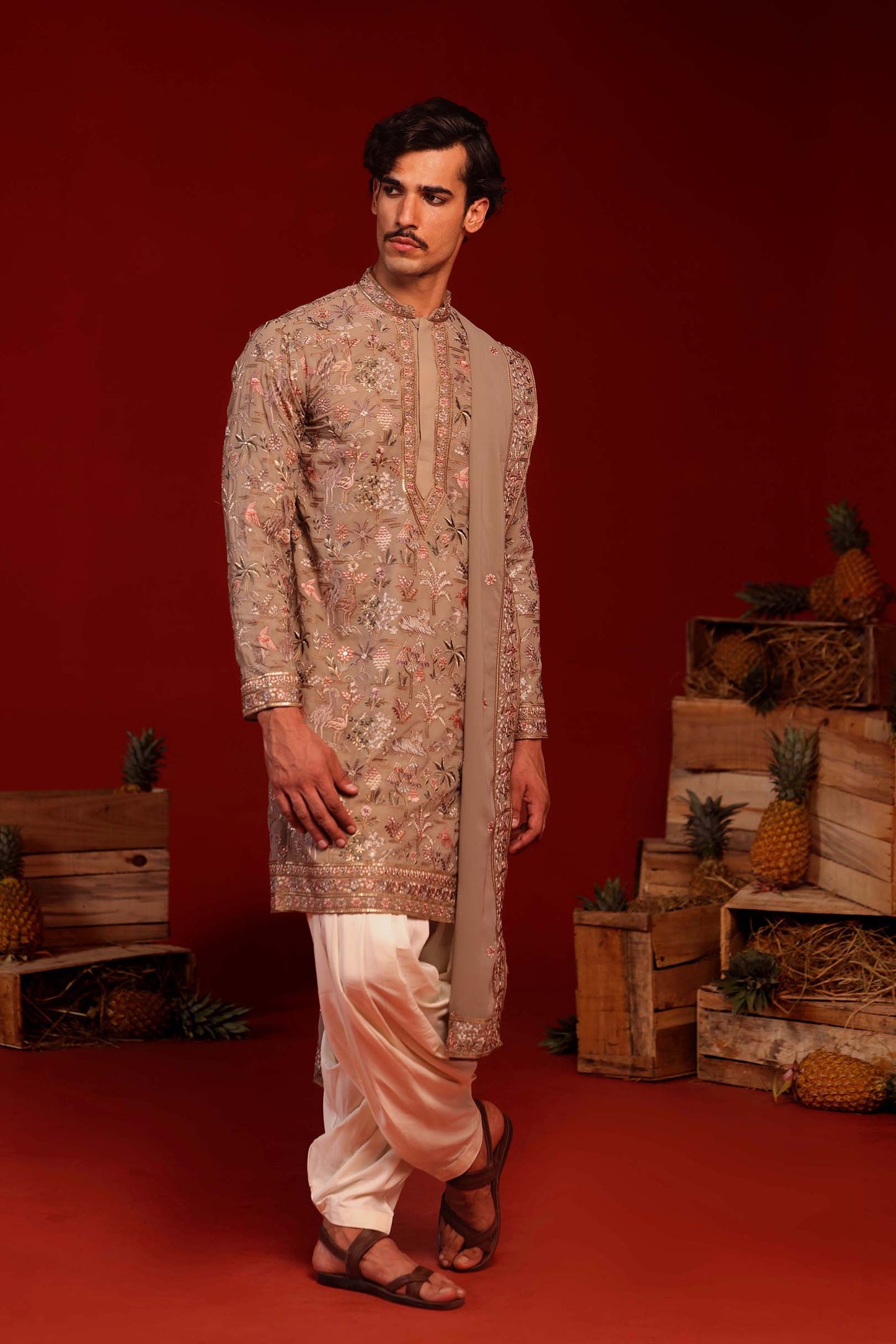 SHAURYA GREY KURTA SET