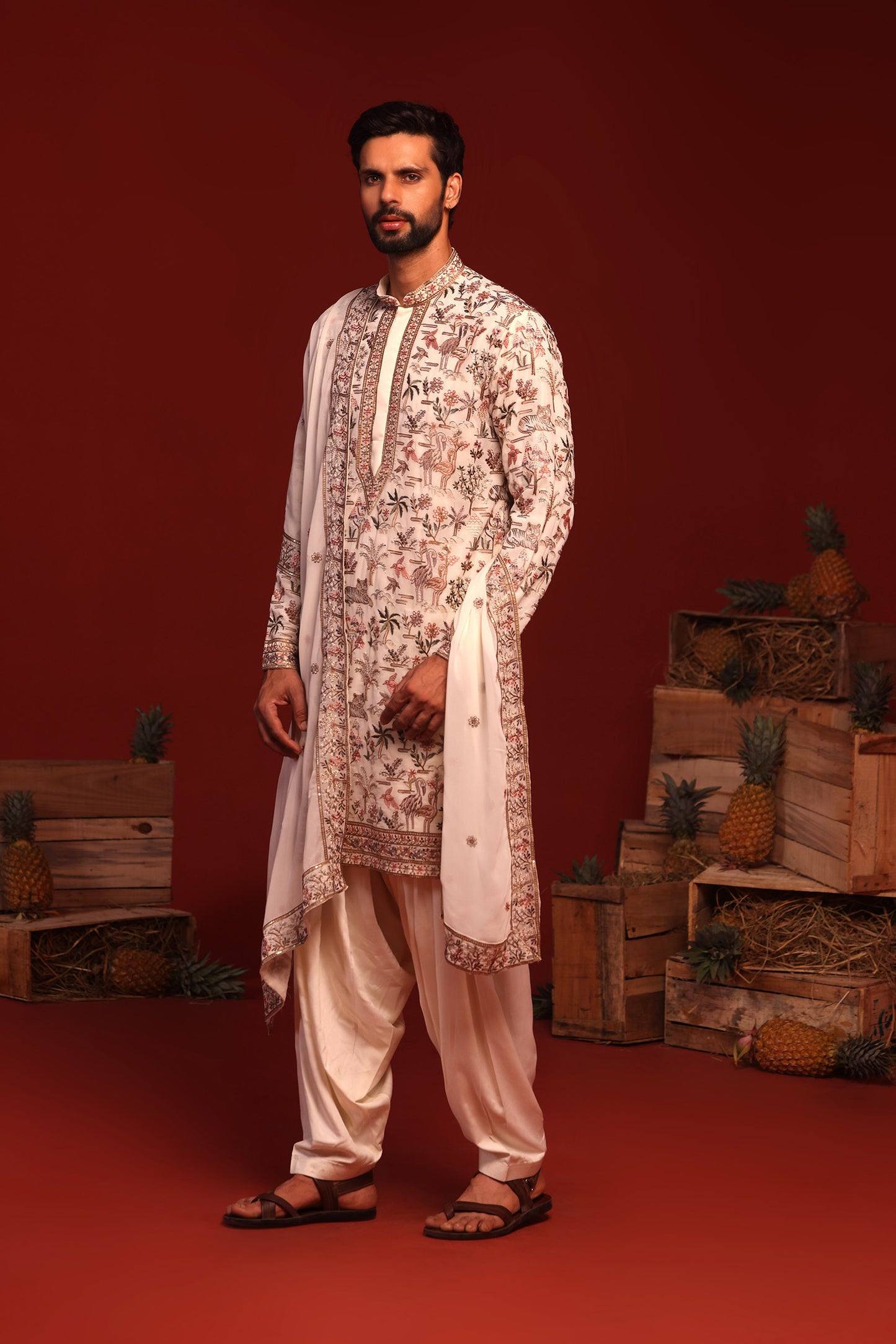 CHINMAY IVORY KURTA SET