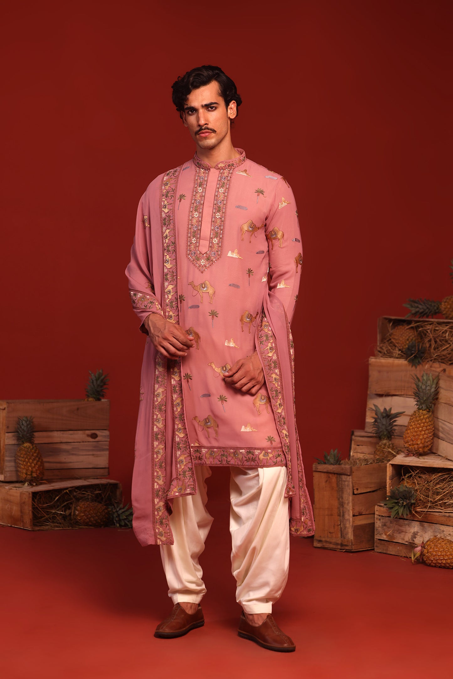 AKSHAJ MAUVE PURPLE KURTA SET