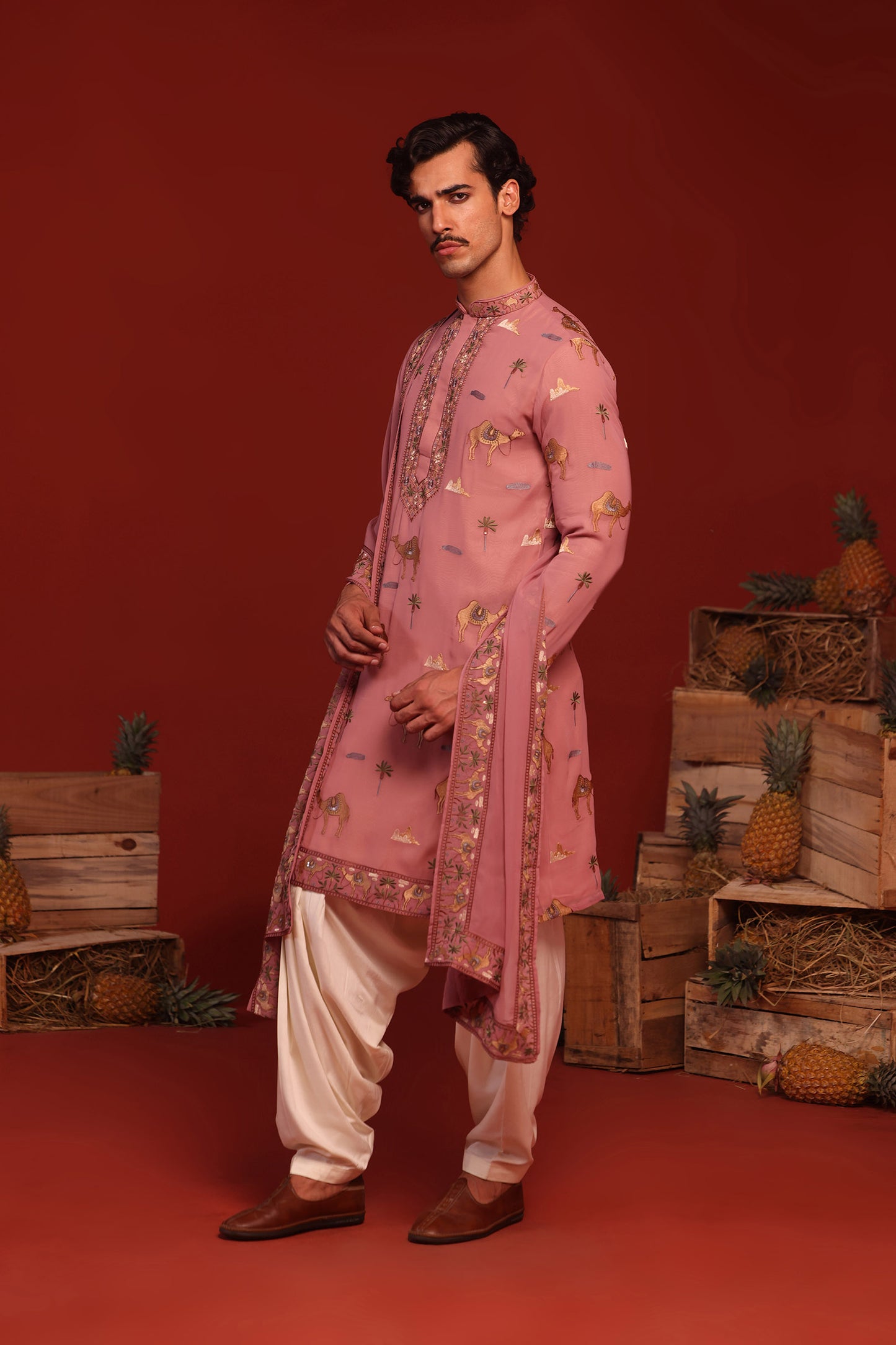 AKSHAJ MAUVE PURPLE KURTA SET