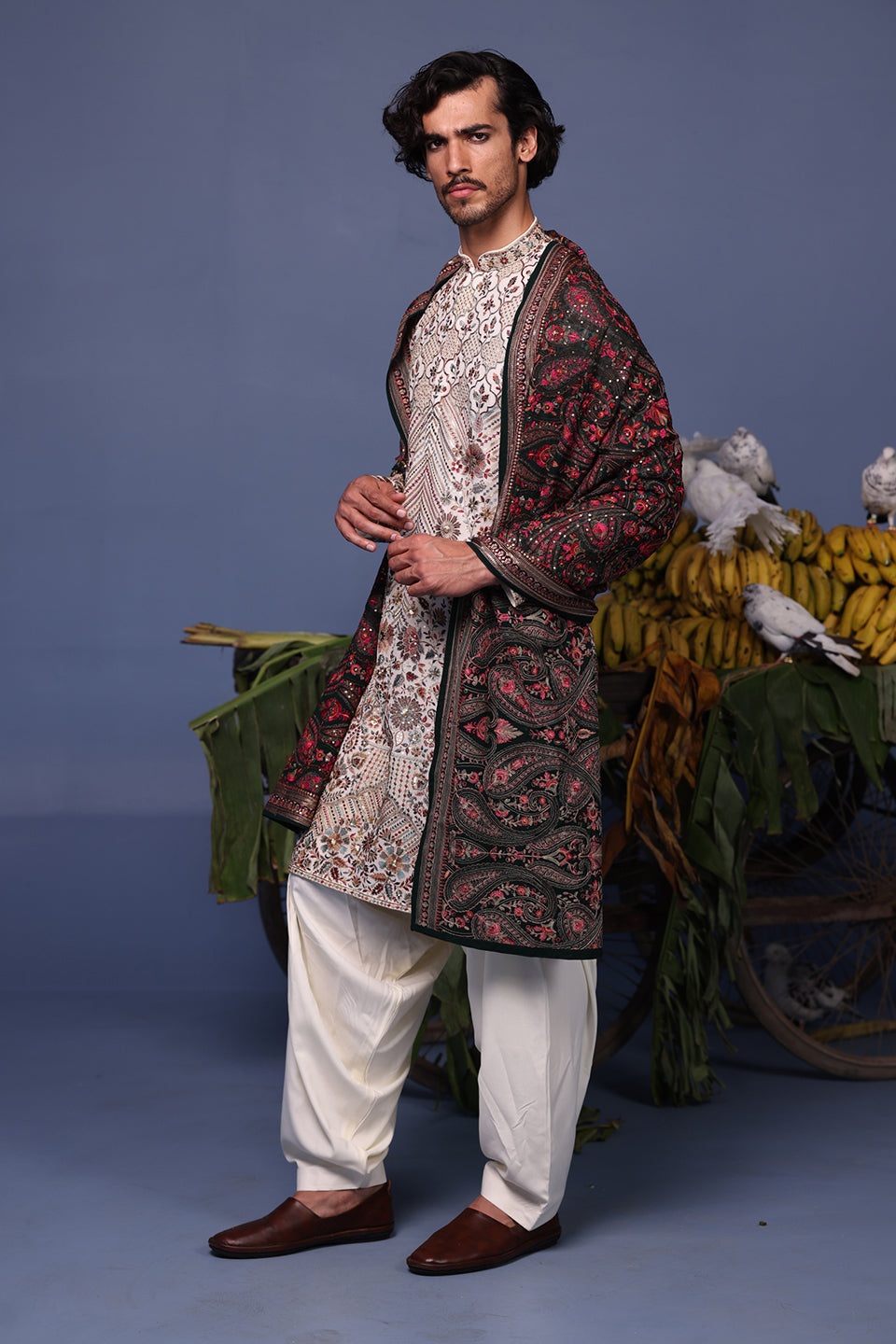 ABROO IVORY KURTA SET