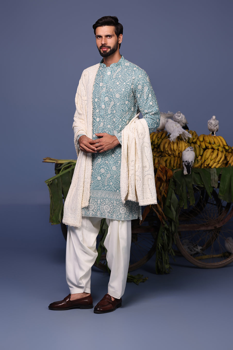 JAHAN BLUE KURTA SET