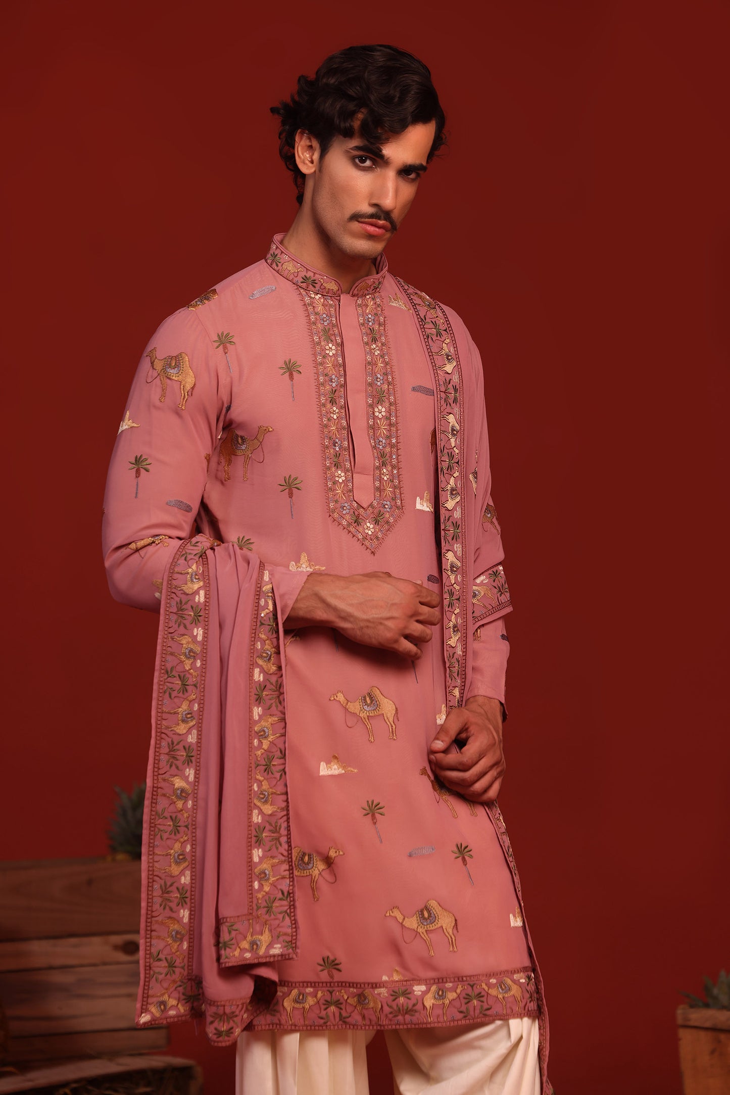 AKSHAJ MAUVE PURPLE KURTA SET