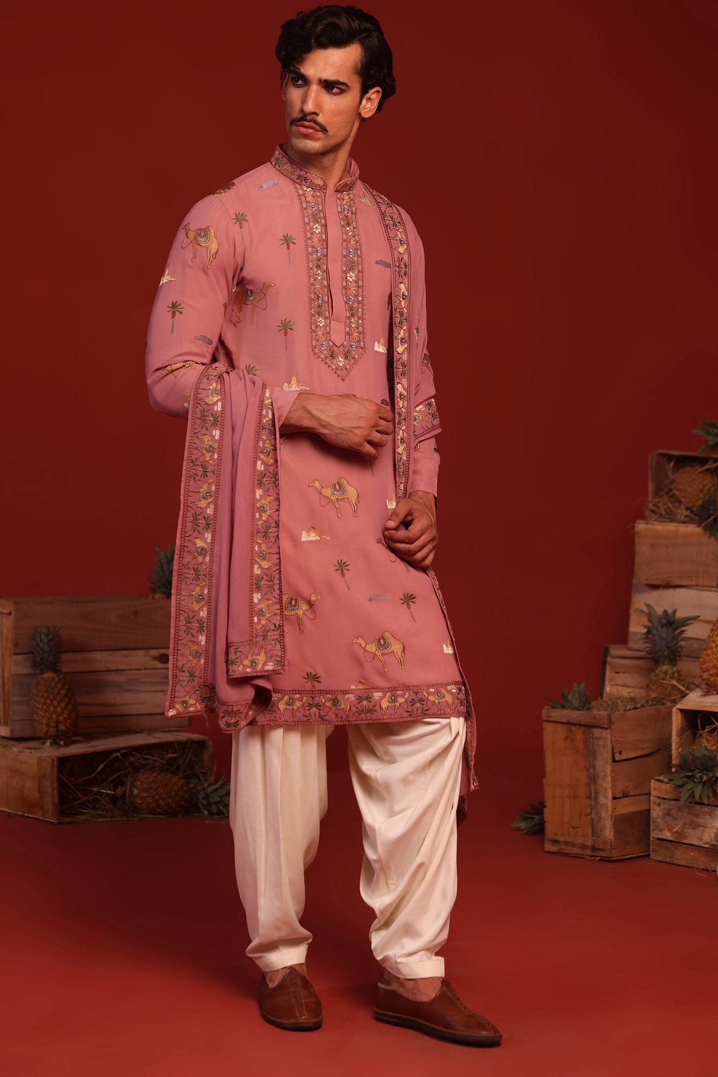 AKSHAJ MAUVE PURPLE KURTA SET
