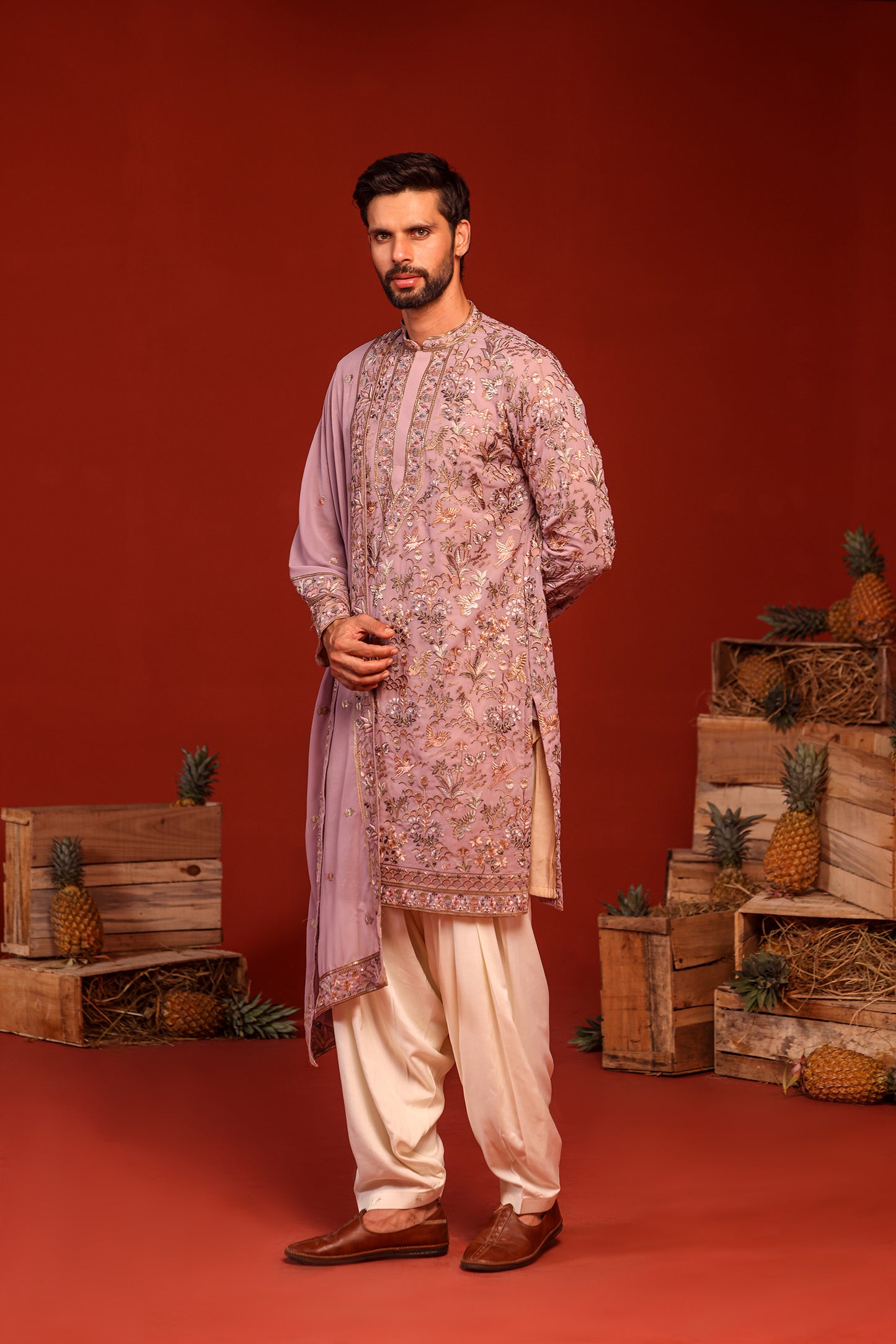 MAYUR MAUVE PURPLE KURTA SET