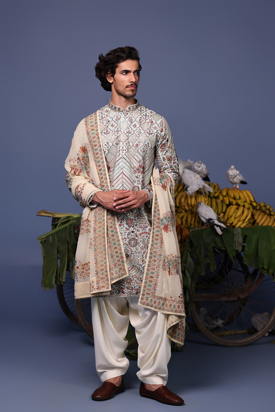 FALAK BLUE KURTA SET