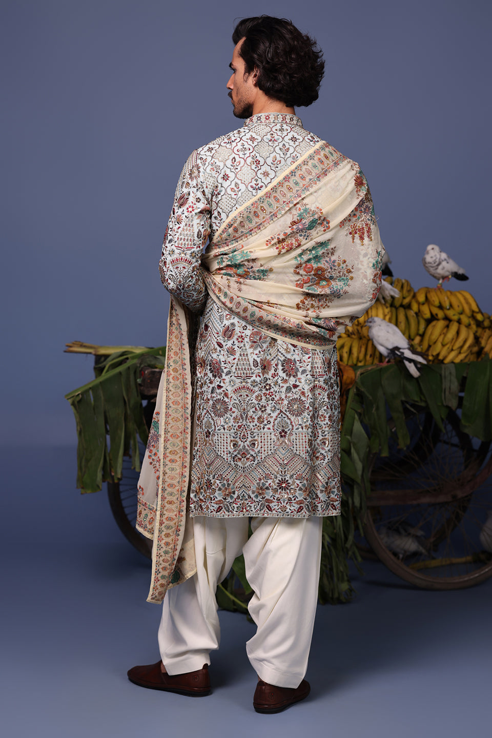 FALAK BLUE KURTA SET