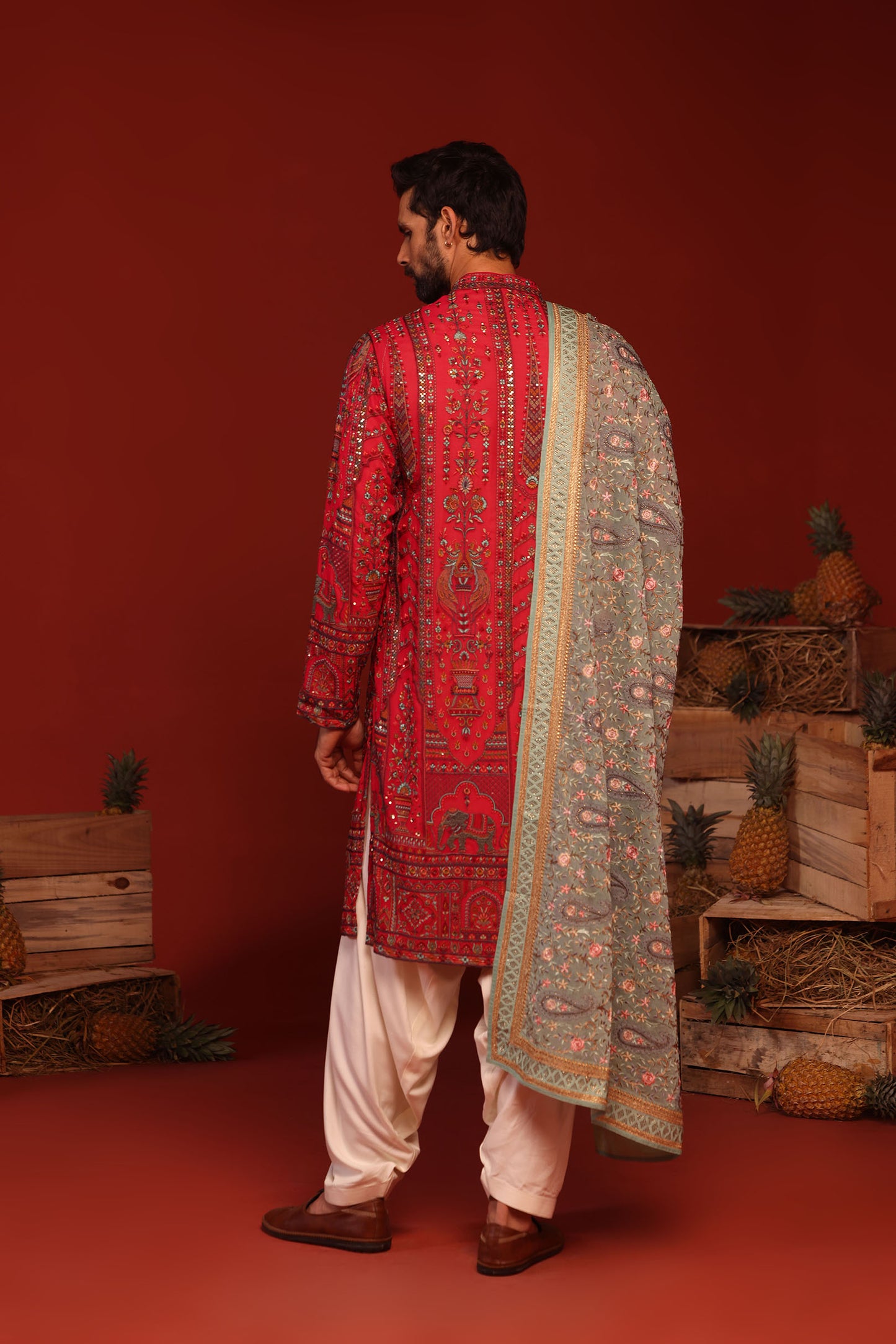 TEJASV HOT PINK KURTA SET