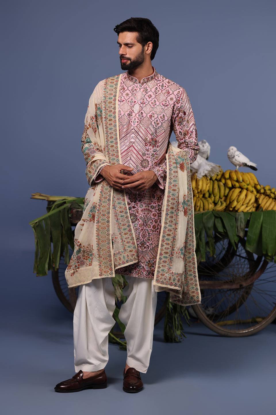 TAPISH PINK KURTA SET