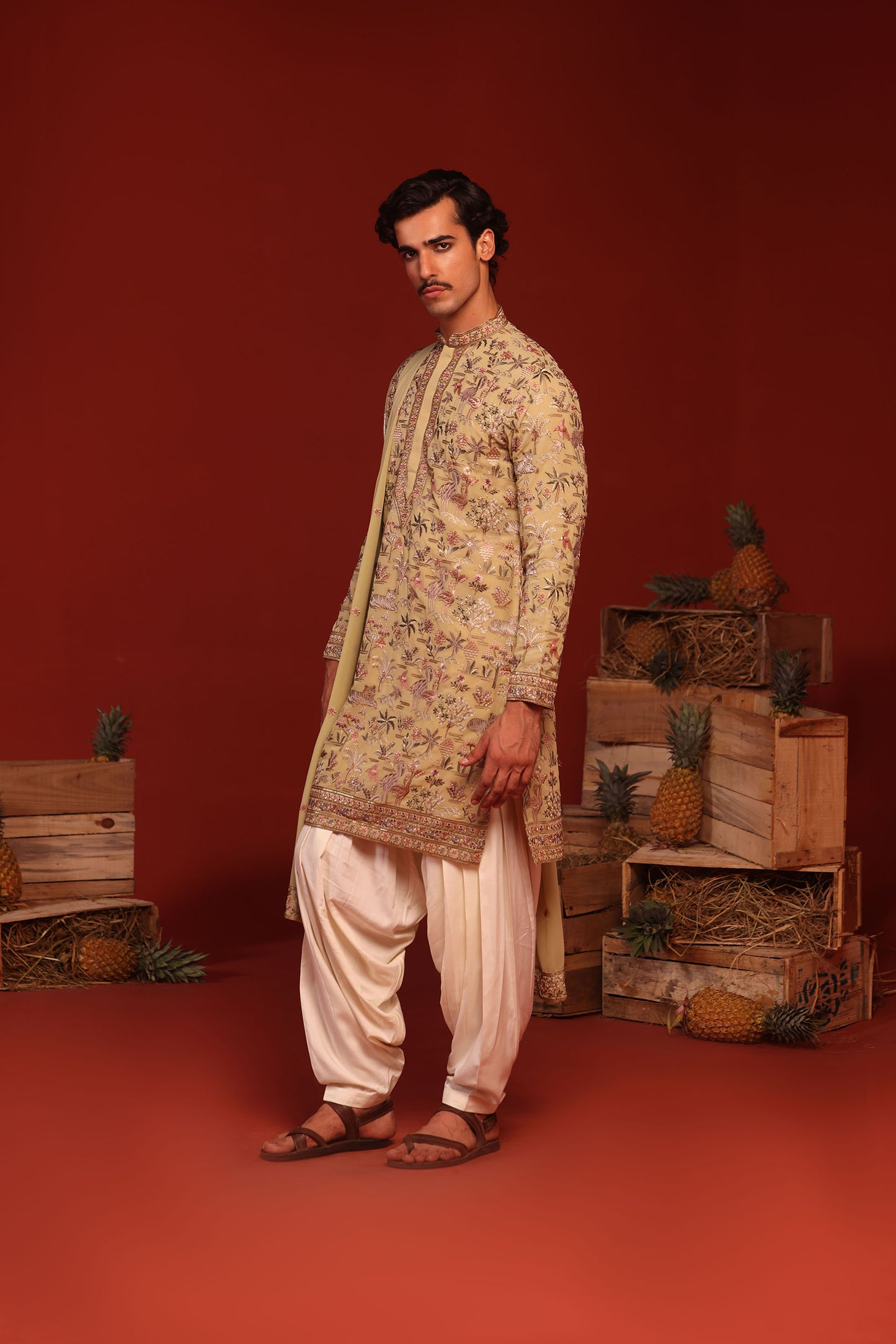FALAK MEHANDI KURTA SET