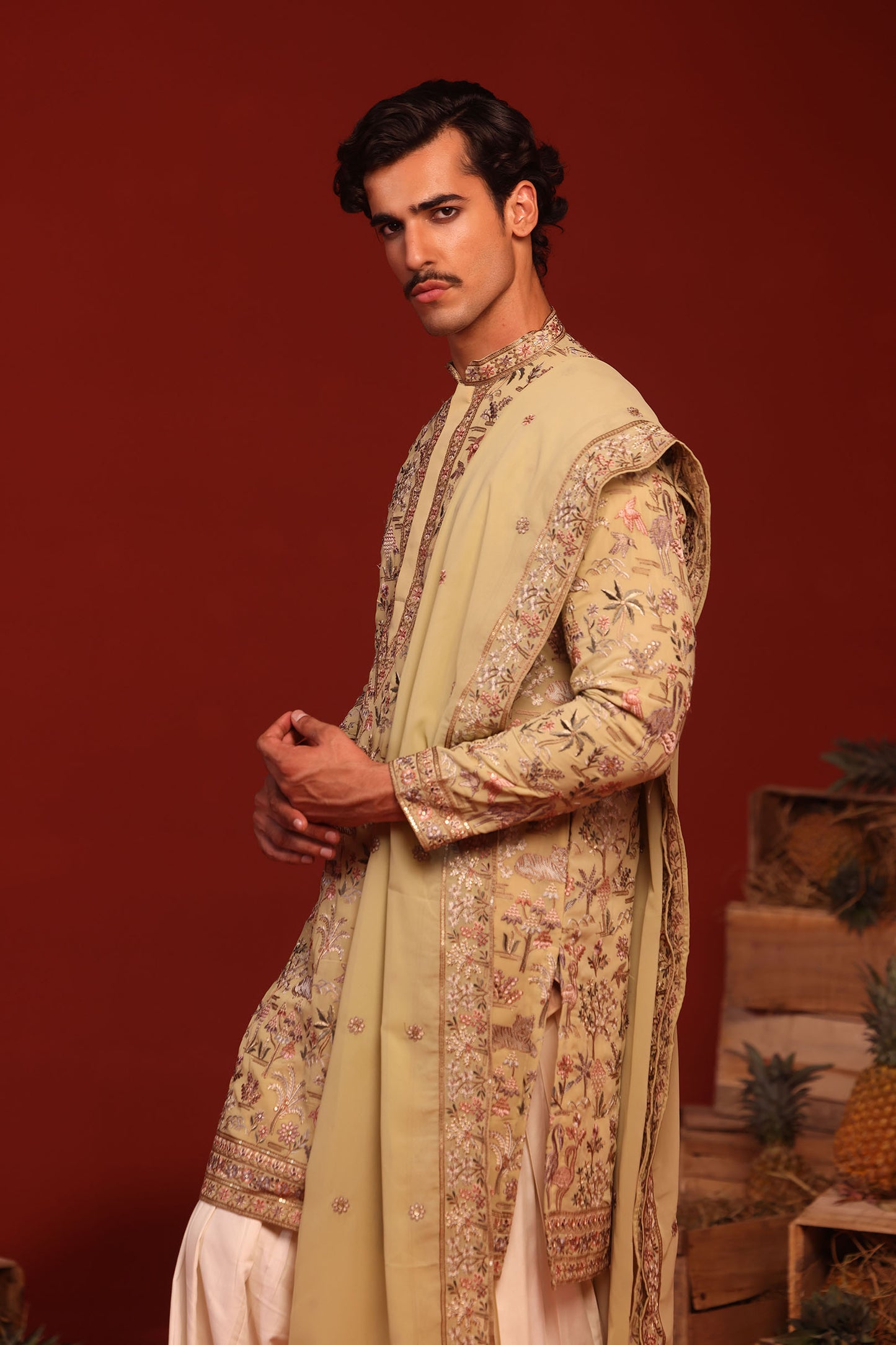 FALAK MEHANDI KURTA SET