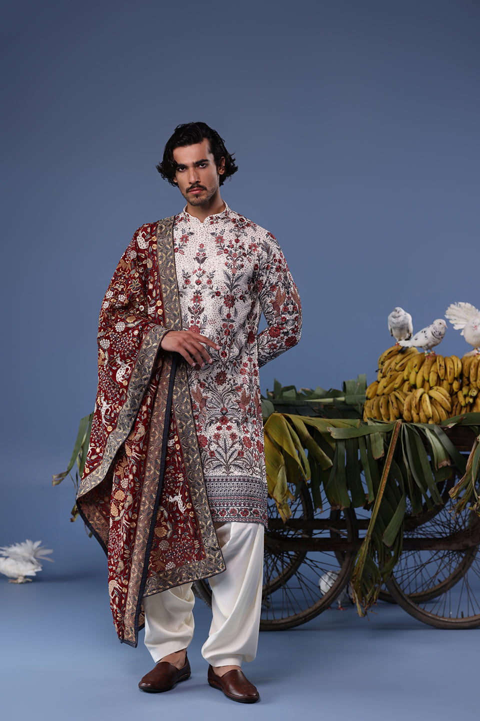 WAHEED IVORY KURTA SET
