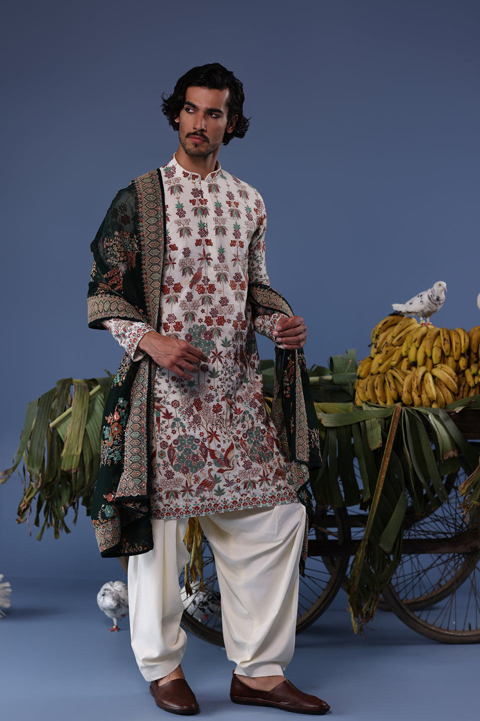 RUHAAN IVORY KURTA SET