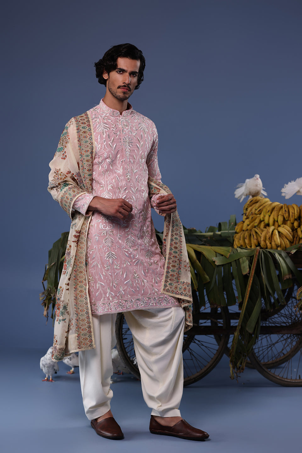 FEROZ PINK KURTA SET