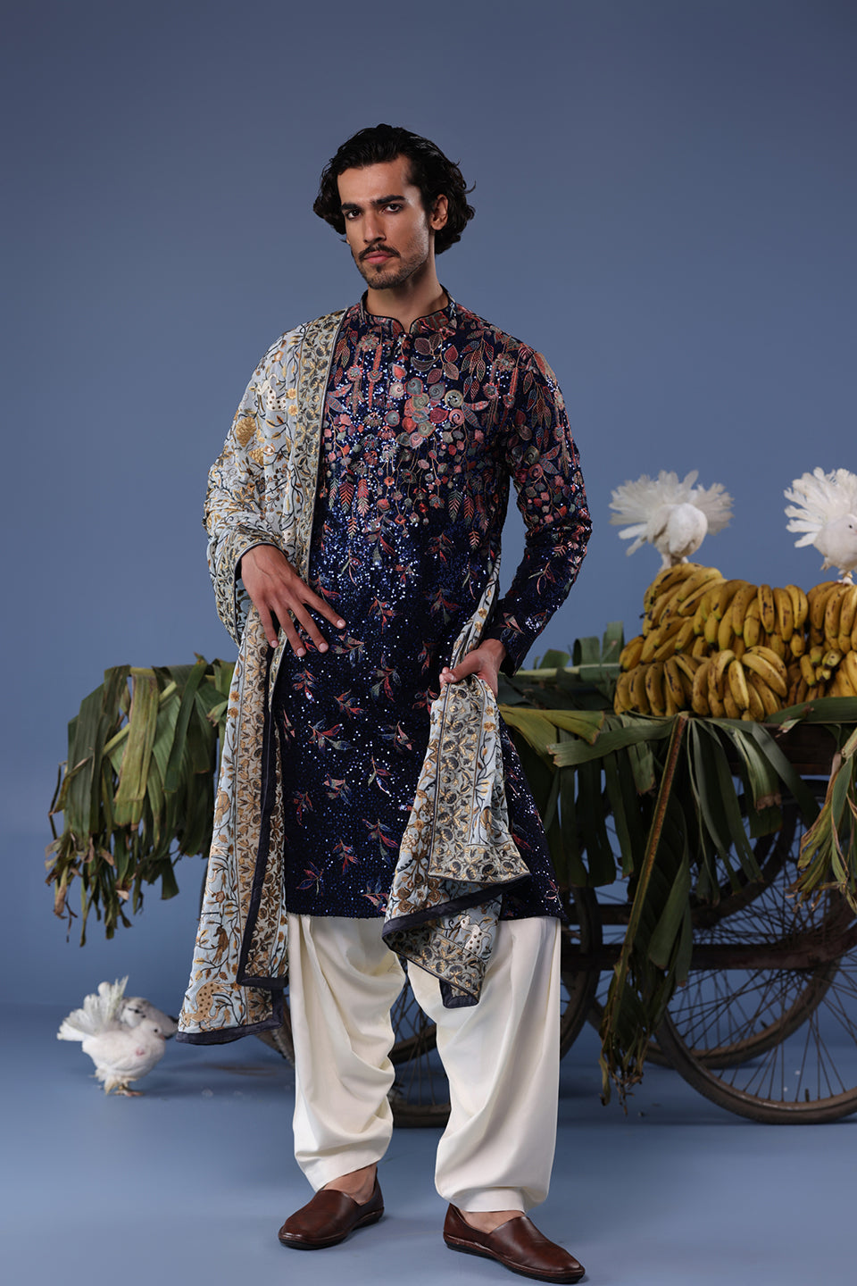 MIHIR BLUE KURTA SET