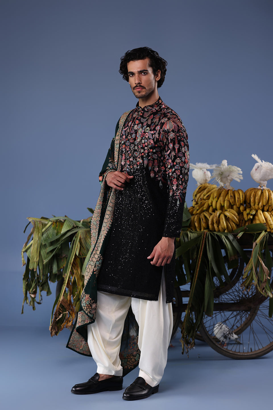 SIYAH BLACK KURTA SET