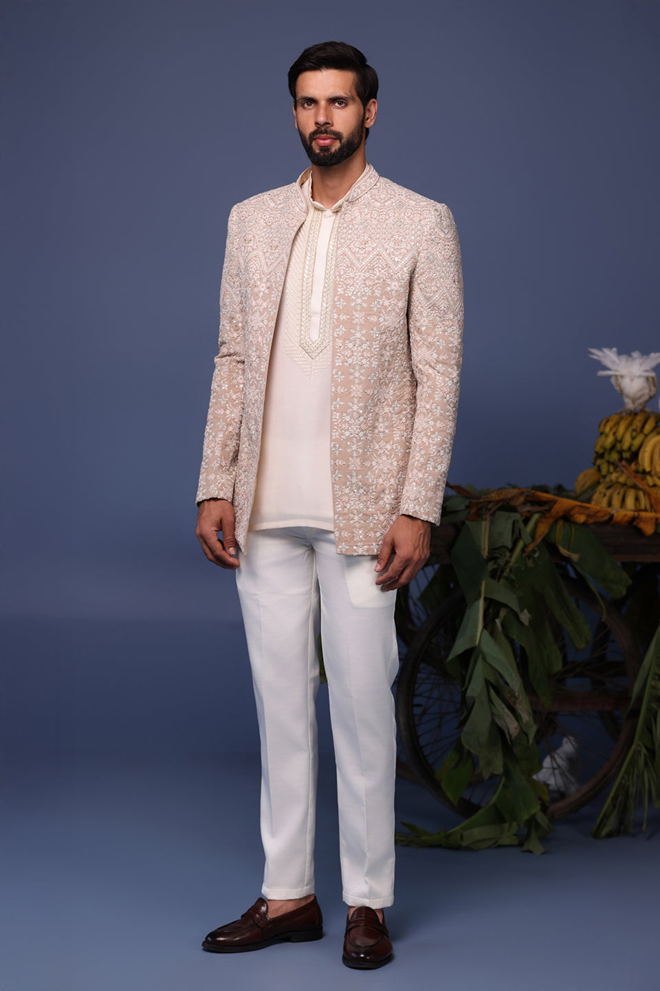 SHEHZAD BEIGE JODHPURI SET