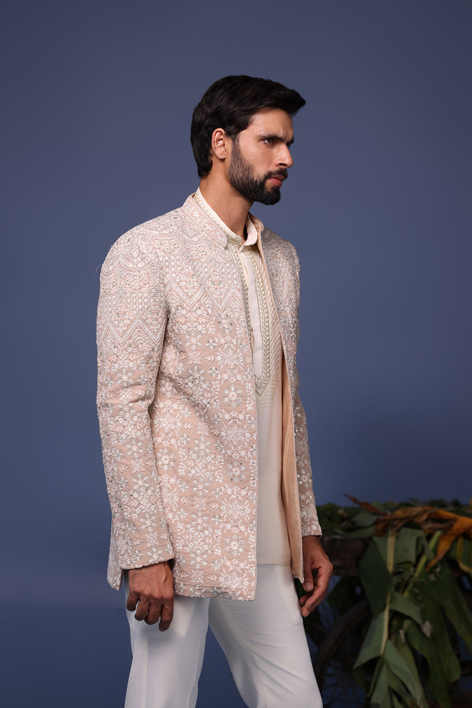 SHEHZAD BEIGE JODHPURI SET