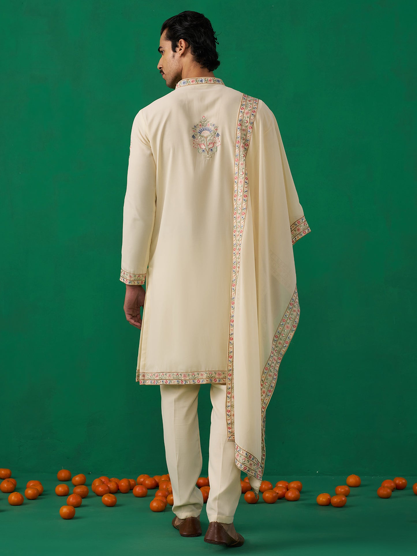 DEER BEIGE KURTA SET